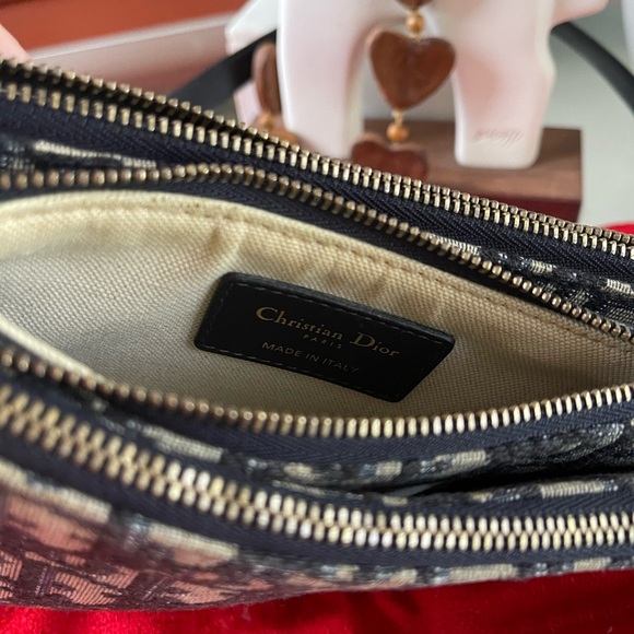 💯Authentic Christian Dior Triple Zip Crossbody Bag - Picture 7 of 10